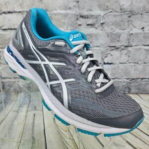 ASICS GT-2000 Women’s Size 8.5 Gray Blue Running Shoes Sneakers T757N Athletic